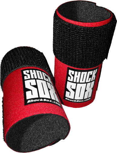 SHOCK SOX SHOCK SOX  4"U  RED UPSIDE DOWN FORKS