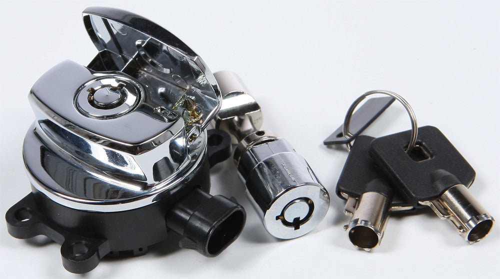 HARDDRIVE Side Hinge Ignition Switch w/Fork Lock