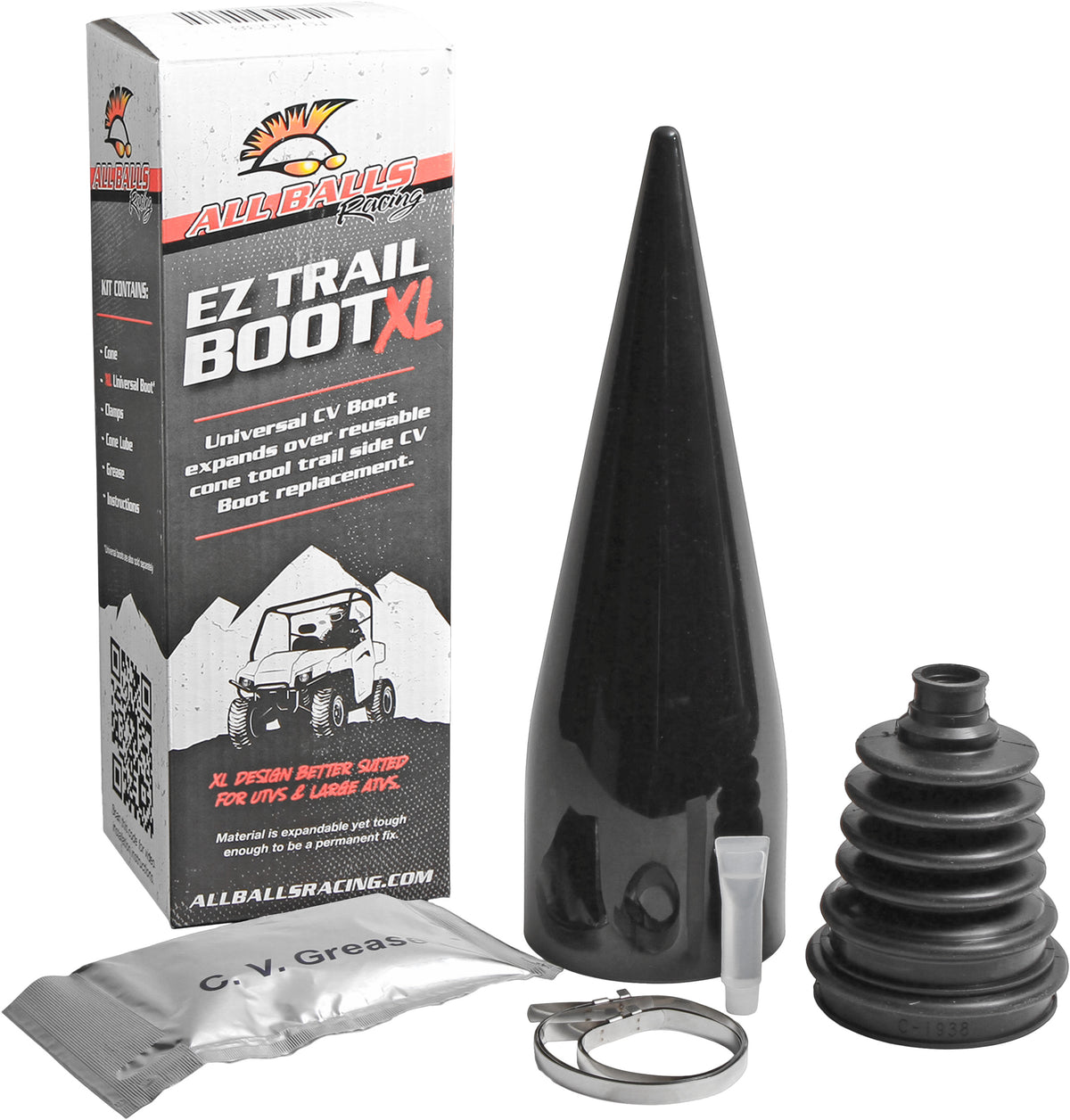 ALL BALLS EZ Trail CV Boot XL Installation Kit