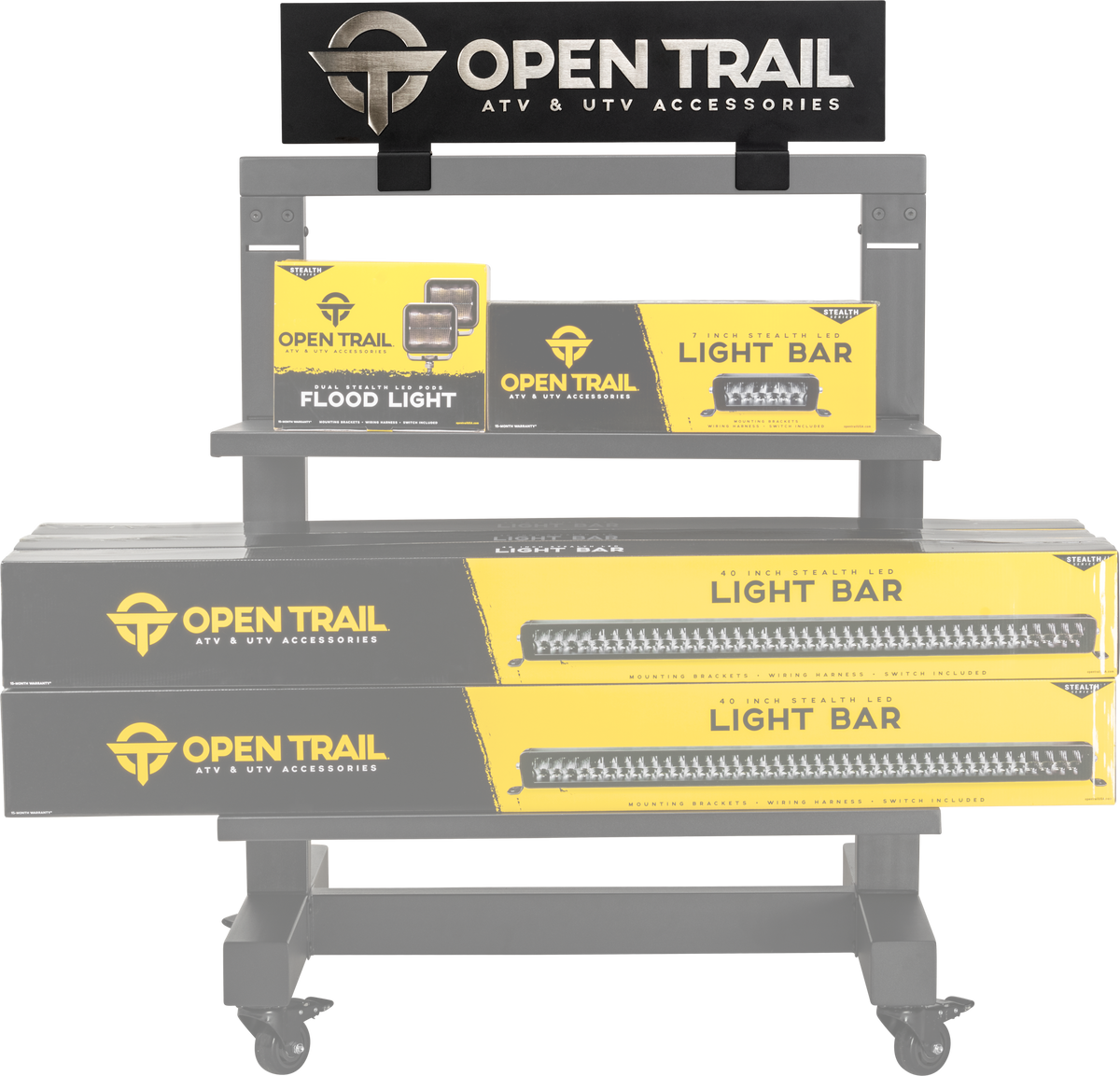 OPEN TRAIL Battery Display Open Trail Header