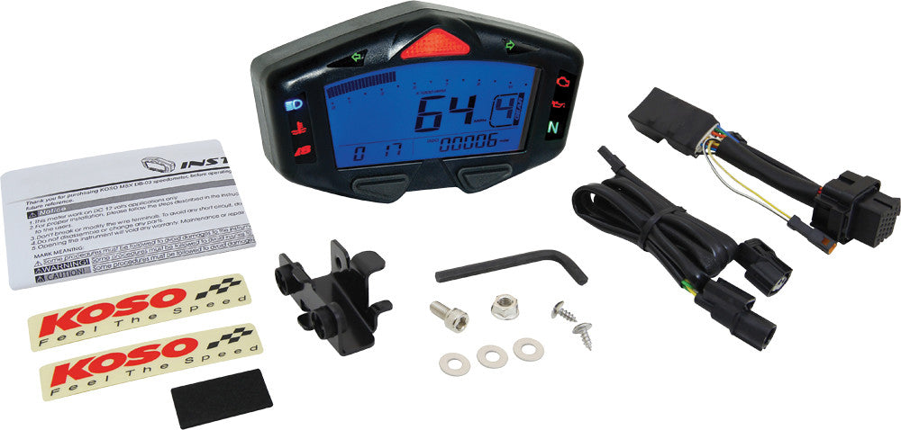 KOSO Honda Grom DB-03R Digital LCD Gauge