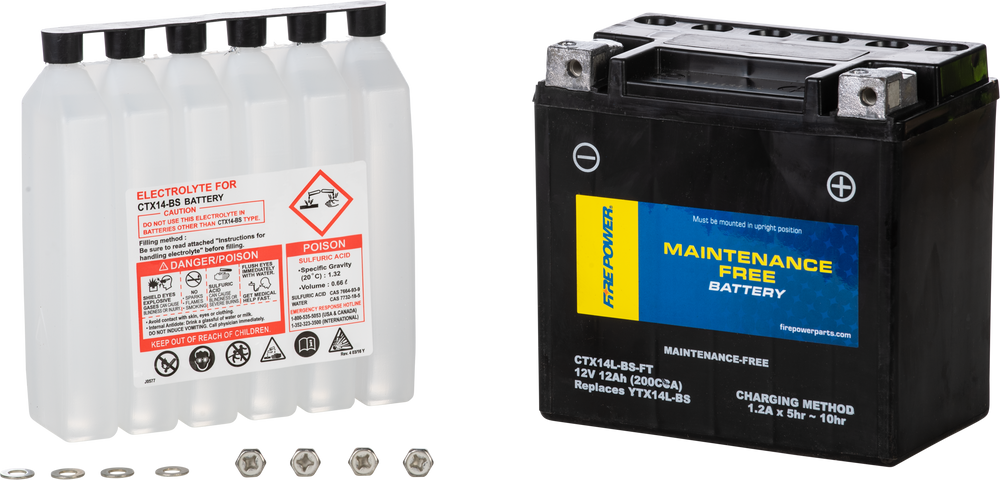 FIRE POWER Maintenance Free Sealed Battery