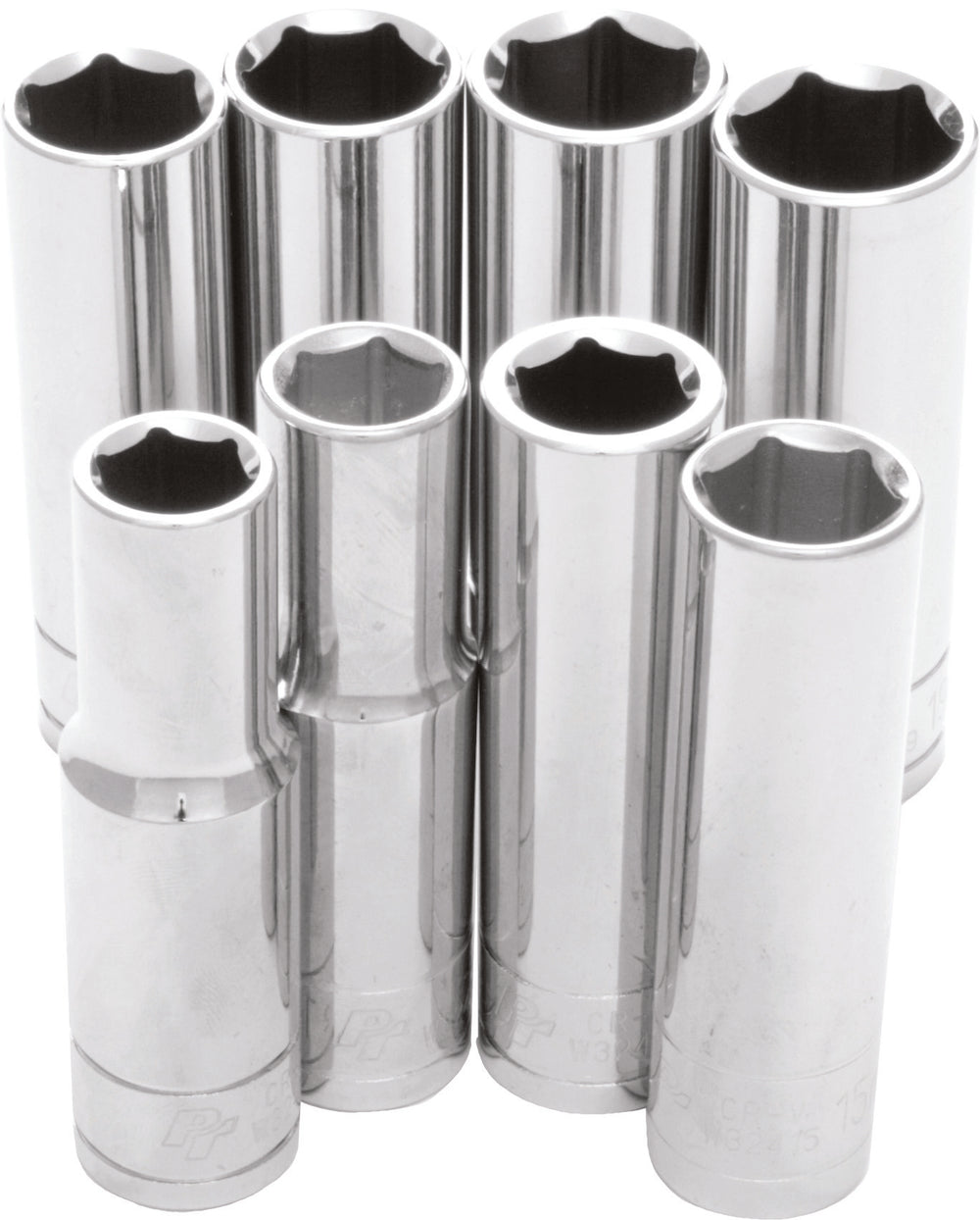 PERFORMANCE TOOL 1/2" Metric Socket Set