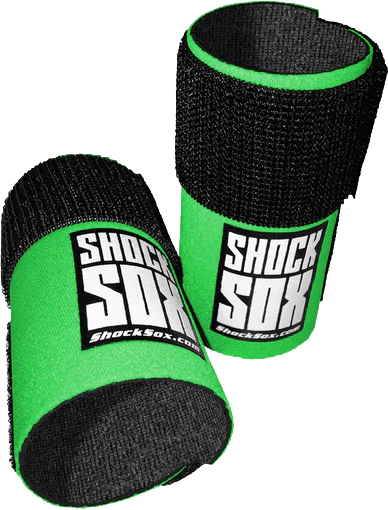 SHOCK SOX SHOCK SOX  4"U  GREEN UPSIDE DOWN FORKS
