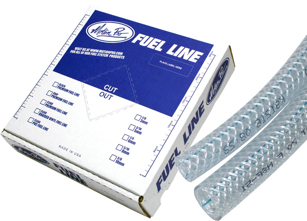 MOTION PRO Braided Vinyl Fuel Line