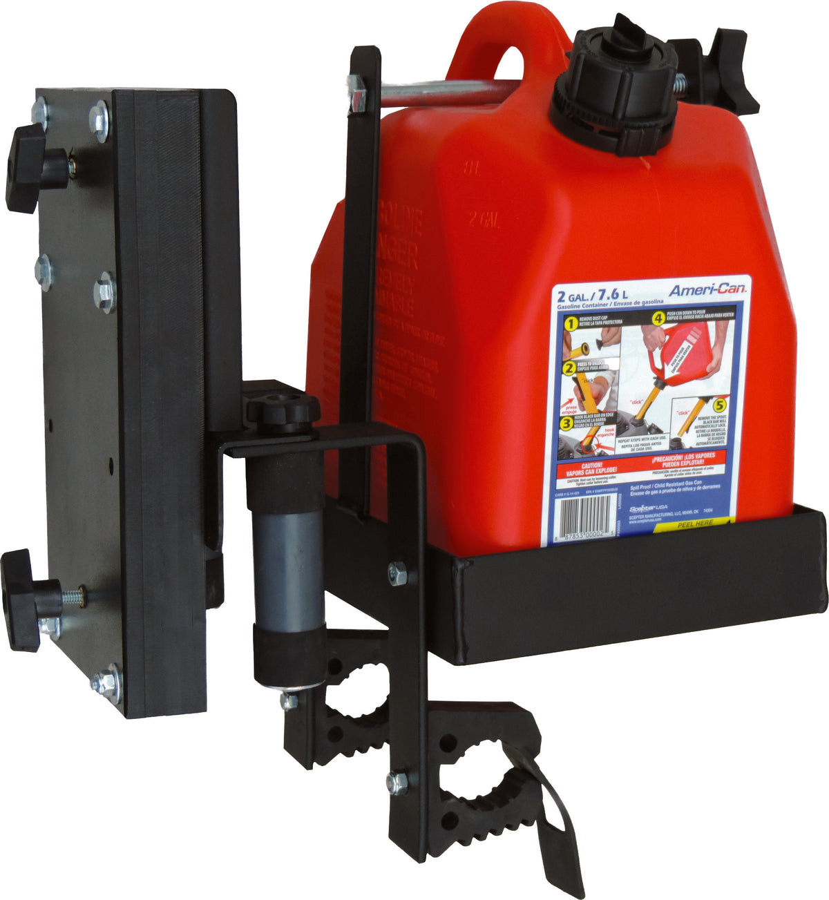 HORNET Auxiliary Fuel Can/Chainsaw/Tool Holder for UTV
