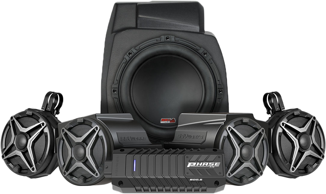 SSV WORKS 5 SPEAKER KIT FOR RIDE COMMAND