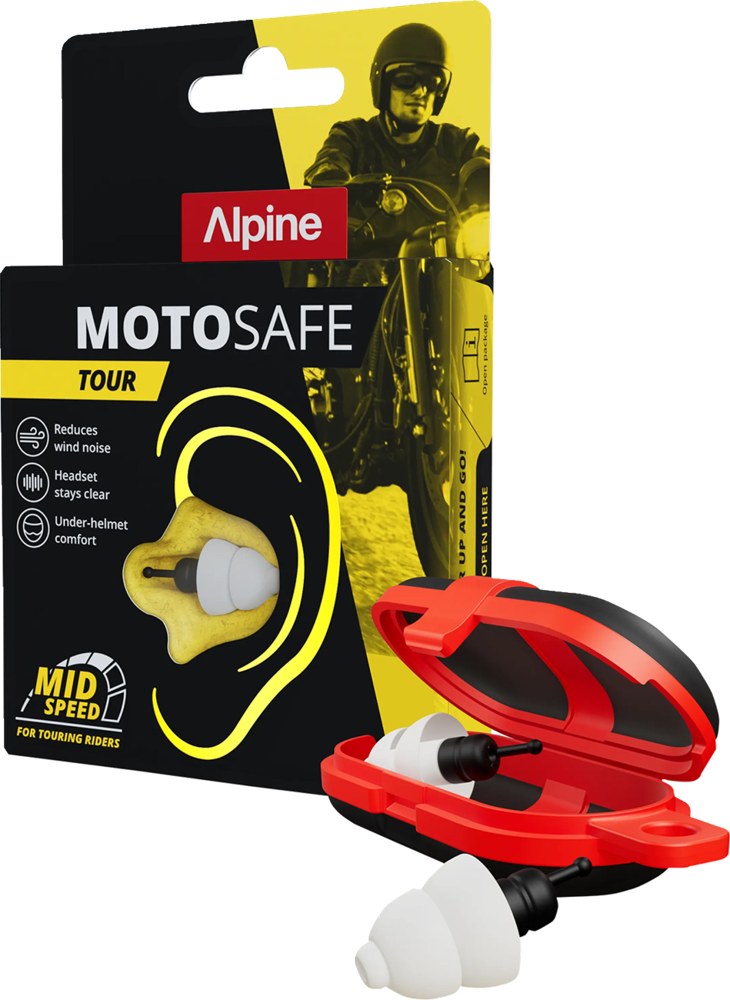 ALPINE HEARING PROTECTION MotoSafe Earplugs - 2026 - Tour