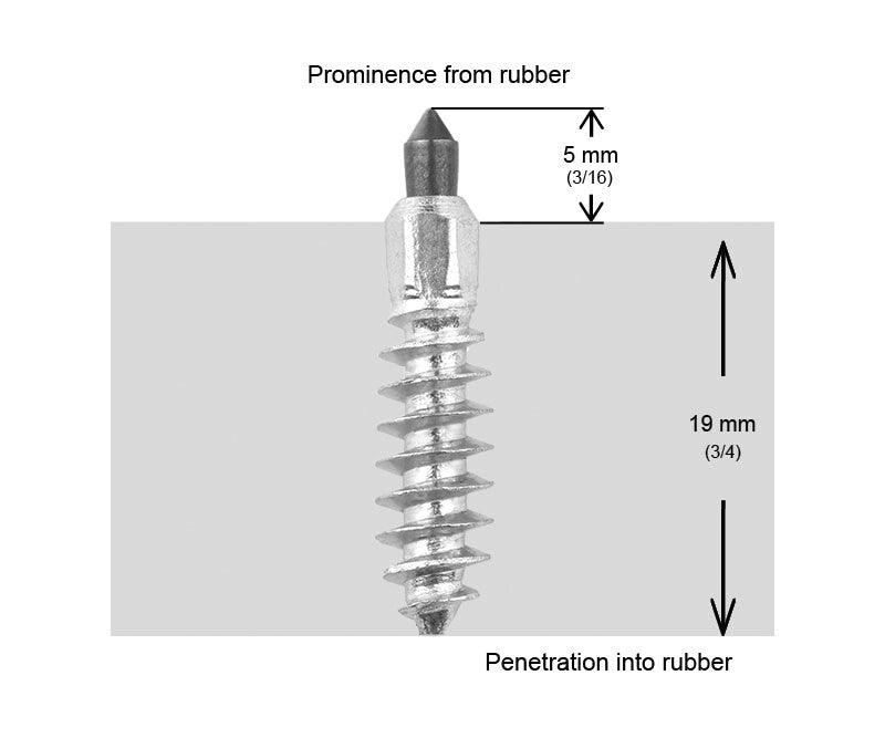 IGRIP 11MM STANDARD SCREW STUDS QTY 100