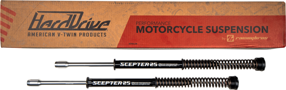 HARDDRIVE HardDrive Racing Bros Scepter 25 Non Adjustable Cartridge Kit for Touring Models